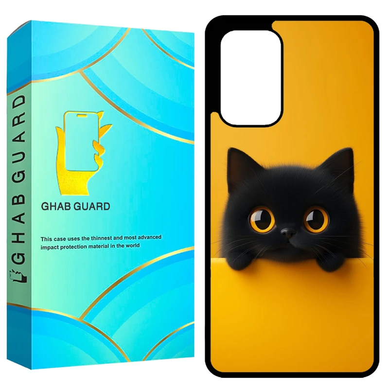 کاور قاب گارد طرح گربه مدل GCHPA53 مناسب برای گوشی موبایل سامسونگ Galaxy A53 5G
