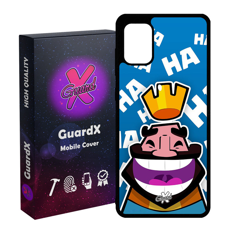 کاور گارد ایکس طرح Clash Royale مدل Glass10036 مناسب برای گوشی موبایل سامسونگ Galaxy A31