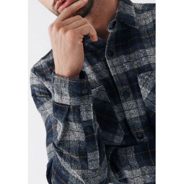 پیراهن آستین بلند مردانه نکست مدل T67-387 - - 8