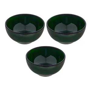 کاسه سفالی مدل ابگوشت خوری بسته 3 عددی 