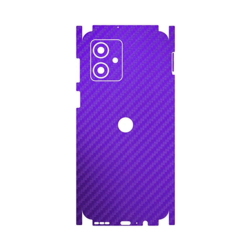 برچسب پوششی ماهوت مدل Purple-Fiber-FullSkin مناسب برای گوشی موبایل موتورولا Moto G04s