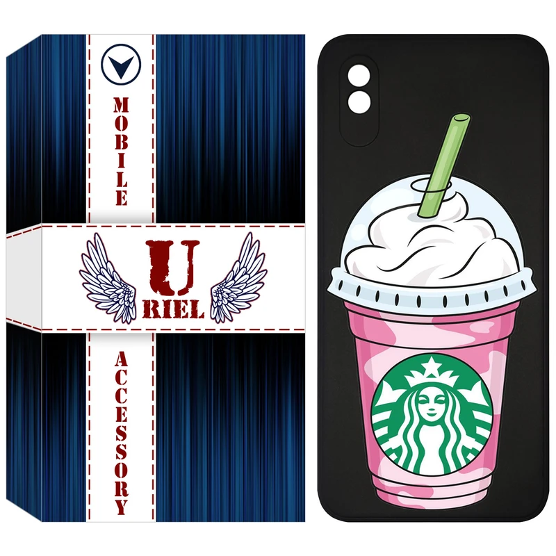 کاور یوریل مدل KSH کد 55 طرح استارباکس مناسب برای گوشی موبایل شیائومی Redmi 9A / Redmi 9AT