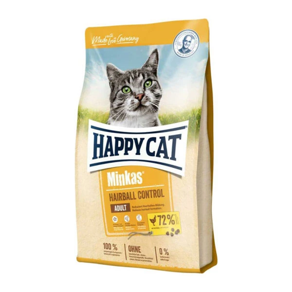 غذای خشک گربه هپی کت مدل Hairball Control وزن 10 کیلوگرم