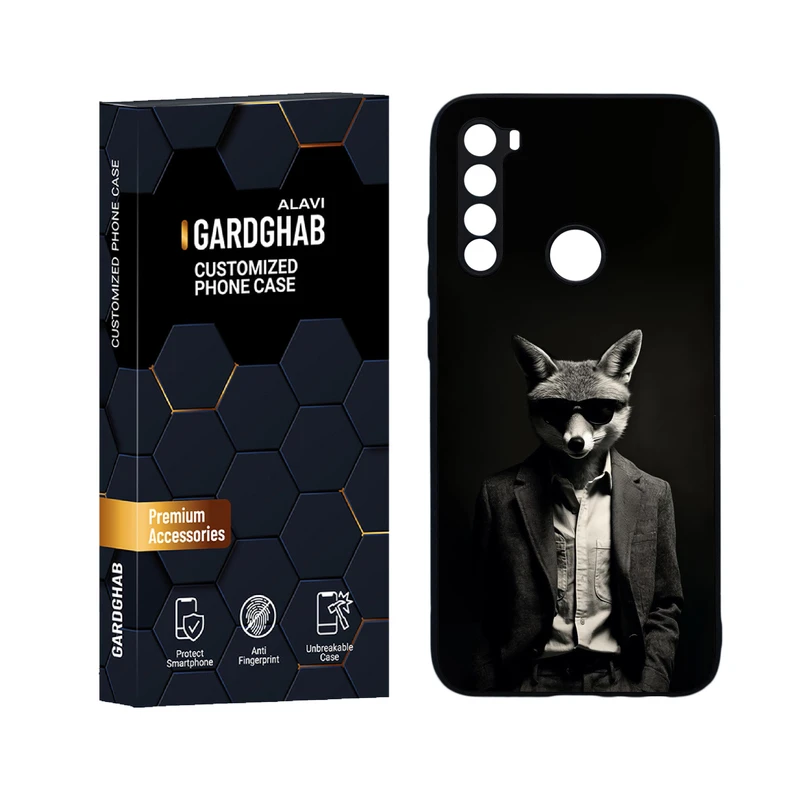 کاور گارد قاب علوی مدل دورژله ای کارتنی و انیمه مناسب برای گوشی موبایل شیائومی Redmi Note 8