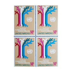 تمبر یادگاری مدل درخت مجموعه 4 عددی