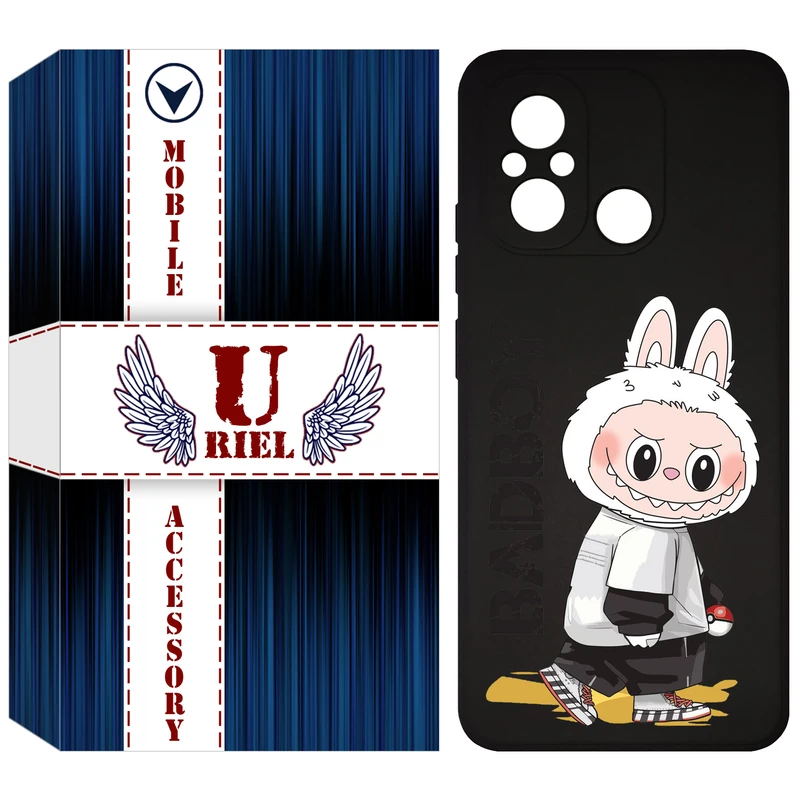 کاور یوریل مدل KSH کد 103 طرح عروسک لبوبو مناسب برای گوشی موبایل شیائومی Redmi 12C