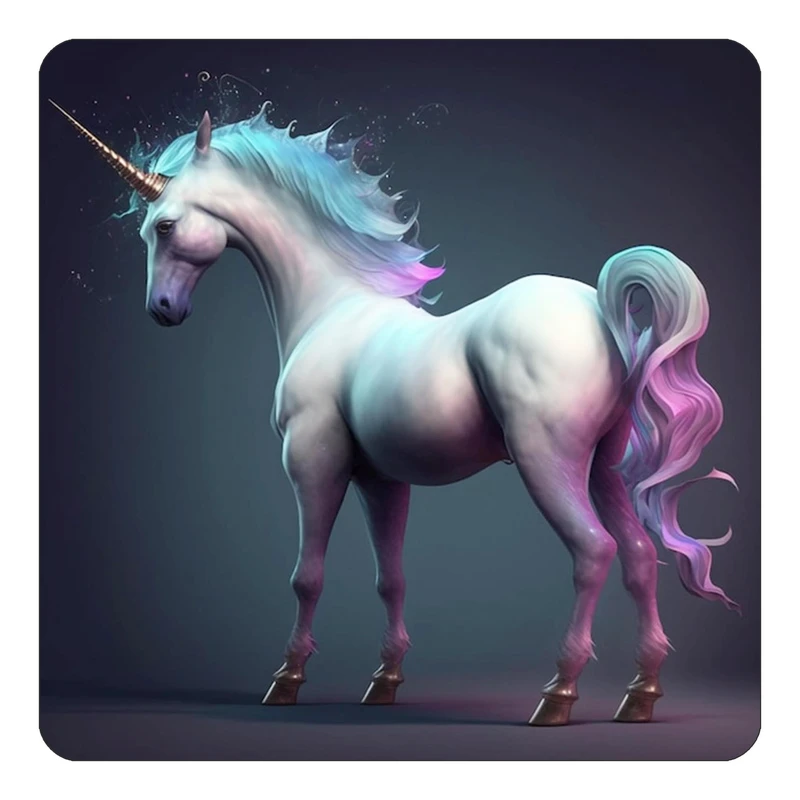 مگنت کاکتی طرح اسب تک شاخ و یونیکورن مدل mp30129