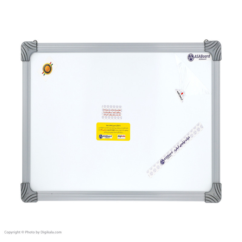 تخته وایت برد مغناطیسی آسا برد مدل بتا سایز 40x50 سانتی متر