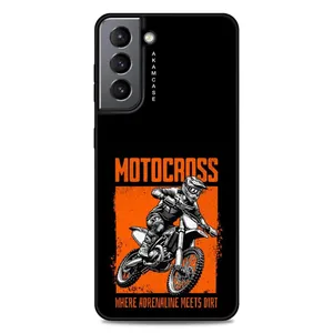 AKAM AMC-WSGS21-MOTORCYCLE-23 Cover For Samsung Galaxy S21