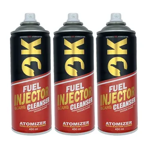 اسپری انژکتور شوی خودرو اوکی مدل FUEL حجم 450 میلی لیتر مجموعه سه عددی