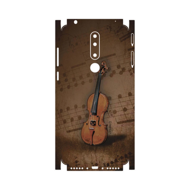 برچسب پوششی ماهوت مدل Violin-Instrument-FullSkin مناسب برای گوشی موبایل نوکیا 3.1 Plus