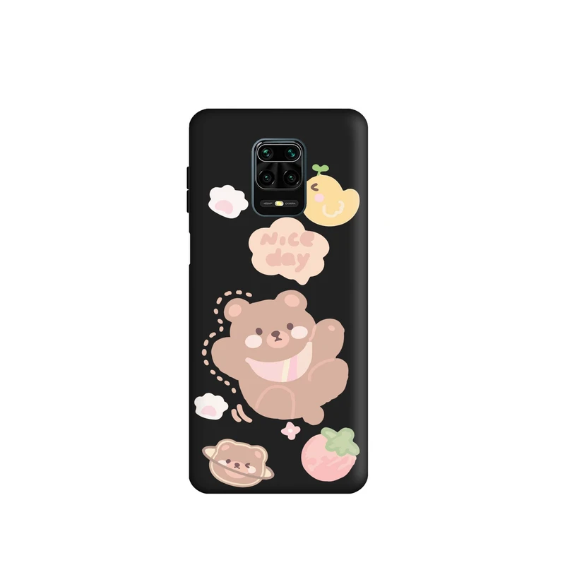 کاور طرح خرس بامزه کد f2882 مناسب برای گوشی موبایل شیائومی Redmi Note 9s / Redmi Note 9 Pro