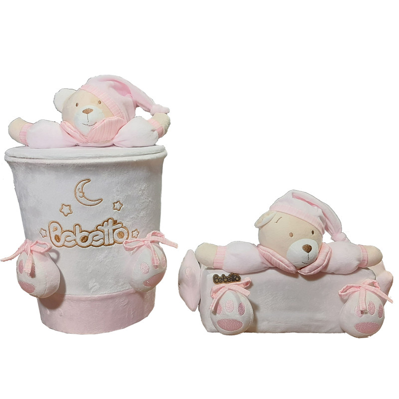 کاور دستمال کاغذی و سطل کودک طرح خرس نانان