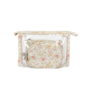 کیف لوازم آرایش و گریم زنانه مکس مدل 165861823 بسته 3 عددی