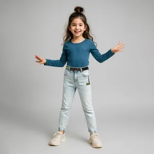 شلوار جین دخترانه تیپ تاپ مدل ‏32127B20