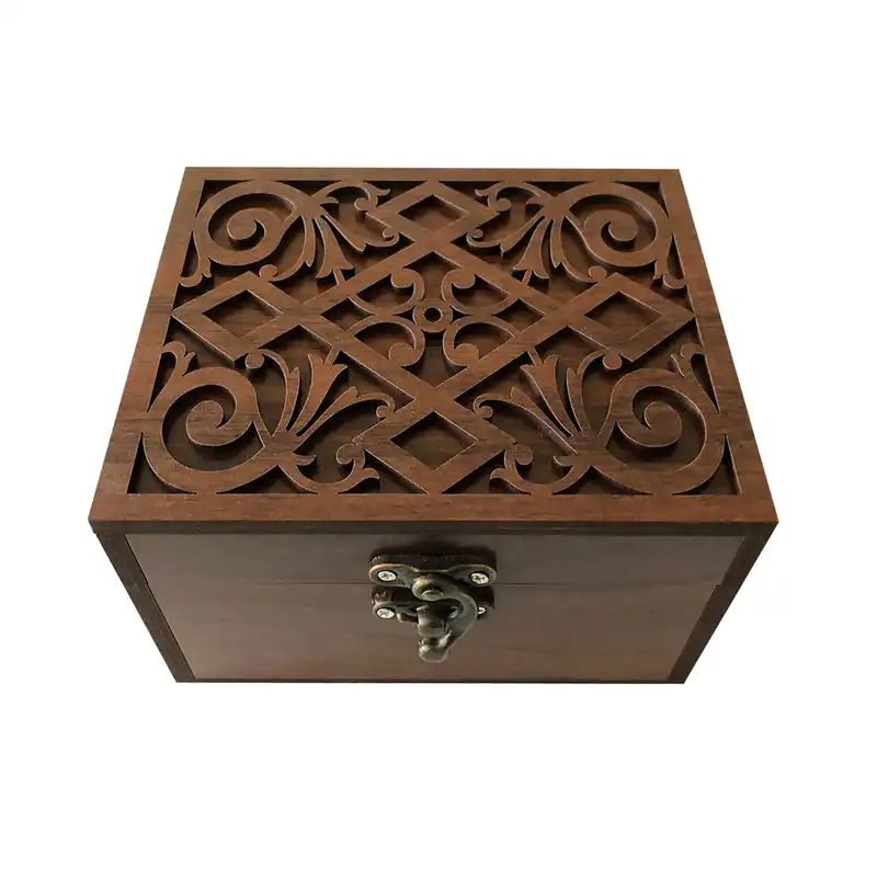 جعبه هدیه چوبی مدل fj10