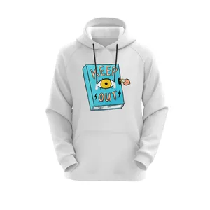 هودی زنانه مدل کتاب کد J255 رنگ سفید