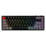 کیبورد گیمینگ فاطر مدل KWR-8000B، مکانیکال سوییچ قرمز، Tenkeyless، نورپردازی RGB