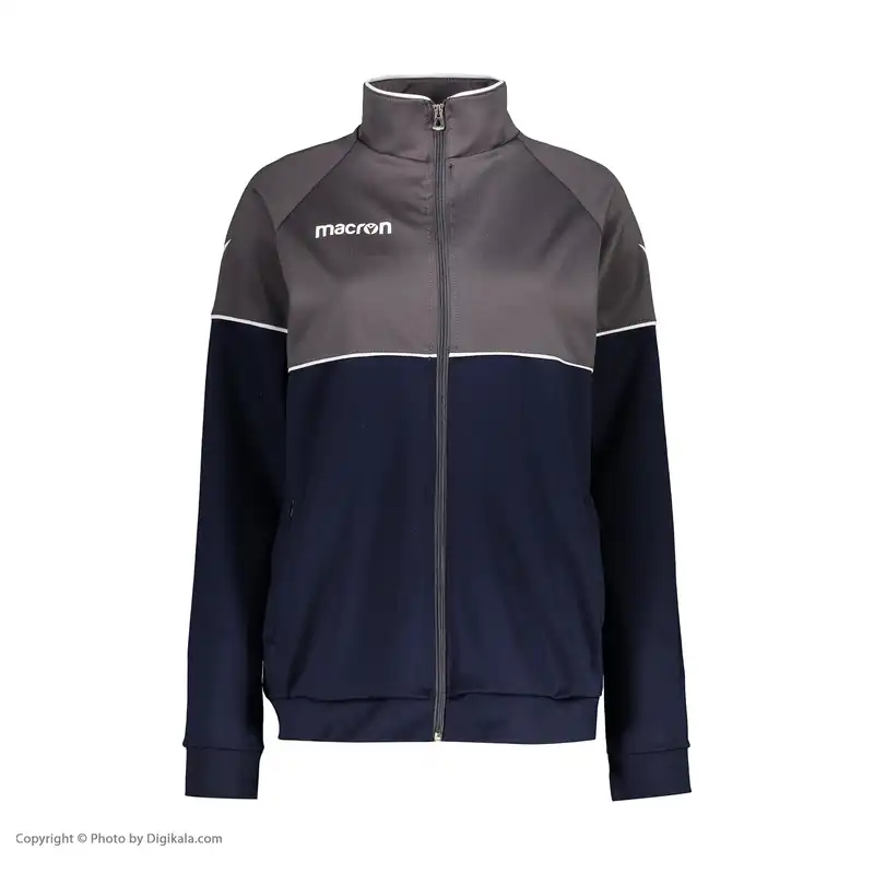 ست سویشرت و شلوار ورزشی زنانه مکرون مدل پارما پلاس رنگ سرمه ای