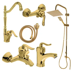 ست شیرآلات فراست پویا مدل قاجاری مجموعه 6 عددی