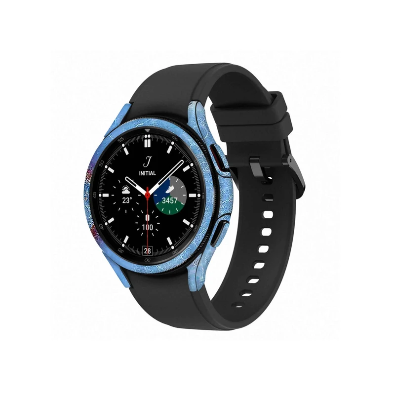  برچسب ماهوت طرح Blue-Ocean-Marble مناسب برای ساعت هوشمند سامسونگ Watch4 Classic 42mm