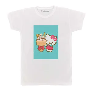 تی شرت بچگانه پرمانه طرح Kitty کد pmt.2437