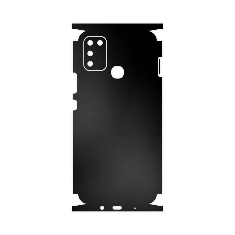 برچسب پوششی ماهوت مدل Matte-Black-FullSkin مناسب برای گوشی موبایل اینفینیکس Hot 11 Play