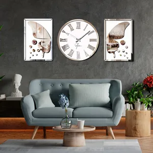 ساعت دیواری اِلِنسی مدل Carolyn به همراه تابلو