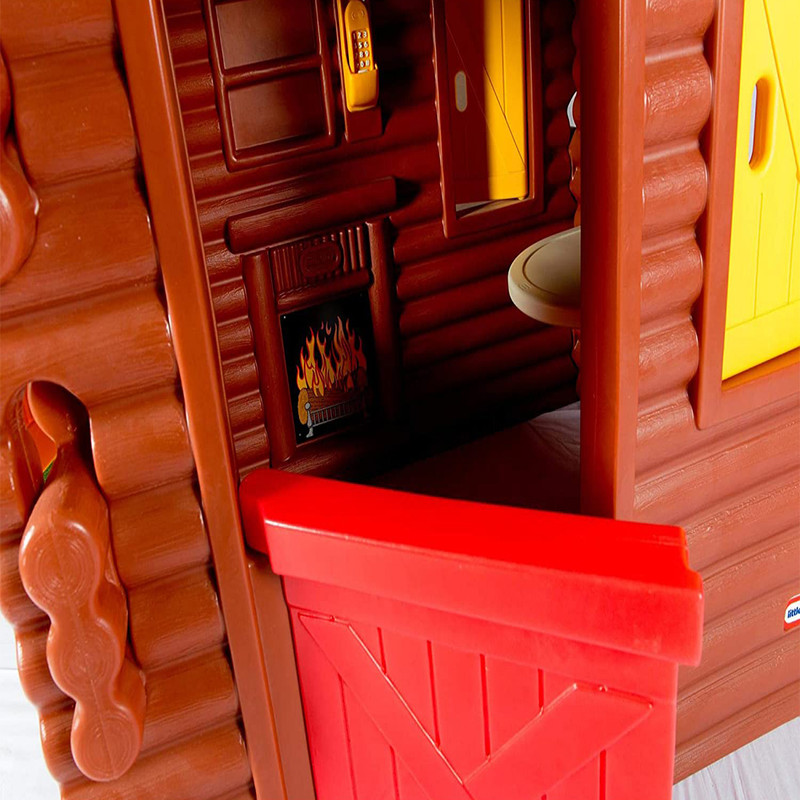 کلبه بازی کودک لیتل تایکس مدل Log Cabin Playhouse کلبه بازی کودک لیتل تایکس مدل Log Cabin Playhouse