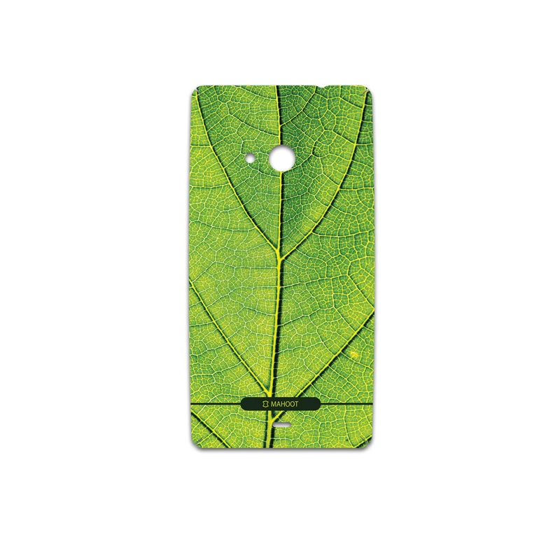 برچسب پوششی ماهوت مدل Leaf-Texture مناسب برای گوشی موبایل مایکروسافت Lumia 535
