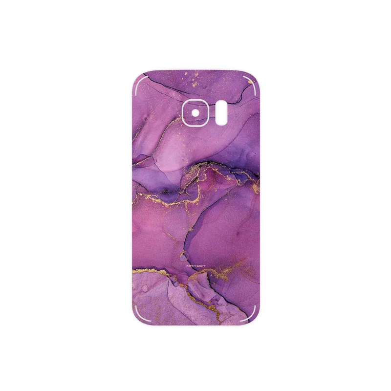برچسب پوششی ماهوت مدل Purple Marble مناسب برای گوشی موبایل سامسونگ Galaxy S7