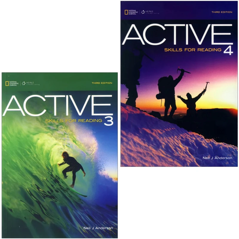 	 کتاب Active Skills for Reading 3rd اثر Nail J Anderson انتشارات Heinle دو جلدی