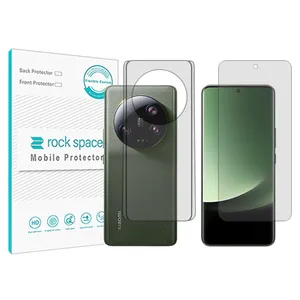 Rockspace Anti Shock transparent screen protector suitable for Xiaomi 13Ultra mobile phone along with the back protector