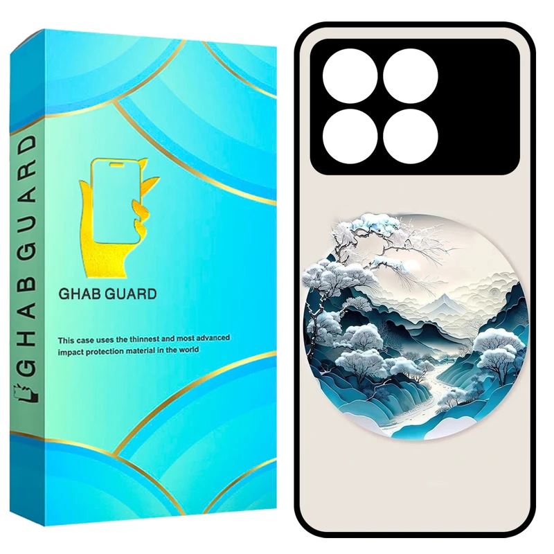 کاور قاب گارد طرح طبیعت مدل GCHPK70P مناسب برای گوشی موبایل شیائومی Redmi K70 Pro 5G / Poco X6 Pro