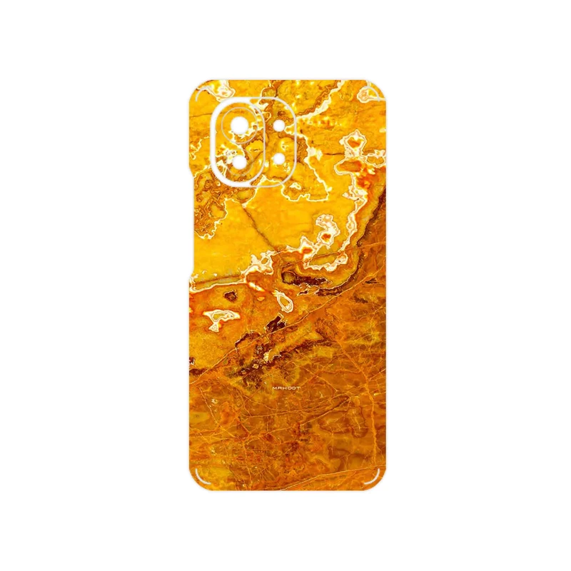 برچسب پوششی ماهوت مدل Gold Marble مناسب برای گوشی موبایل شیائومی Mi 11 5G