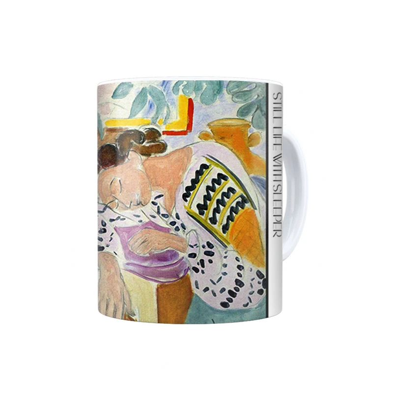 ماگ ترمه طراحان ایده مدل اشیاء بی جان و زن خوابیده از ماتیس کد art0662