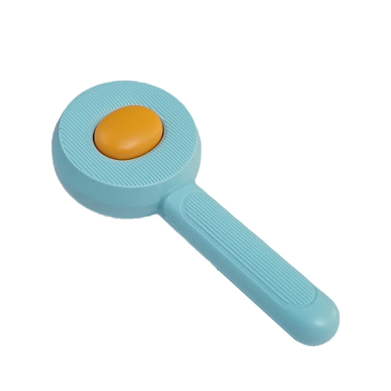 برس موی گربه مدل تخلیه دار طرح تخم مرغی