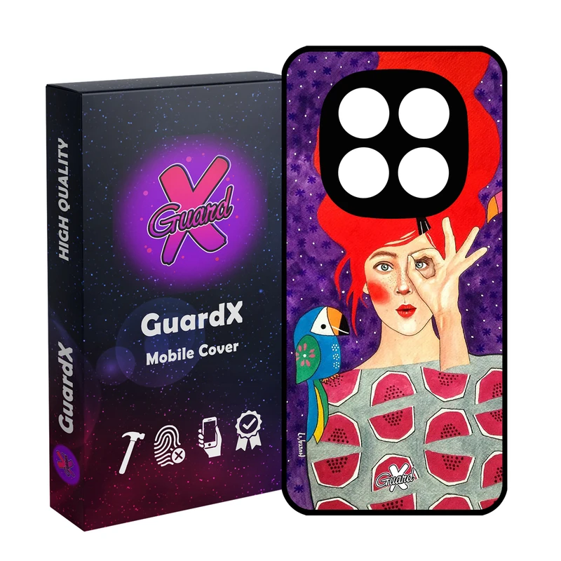 کاور گارد ایکس طرح Girl مدل 10153 مناسب برای گوشی موبایل شیائومی Redmi Note 14 Pro 4G