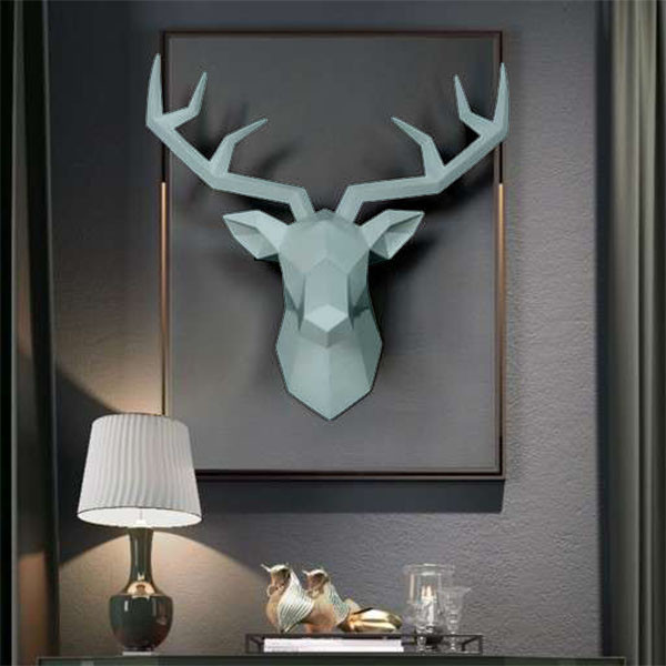 دیوار کوب دنیا دکوری سرمد مدل گوزن گرافیکی