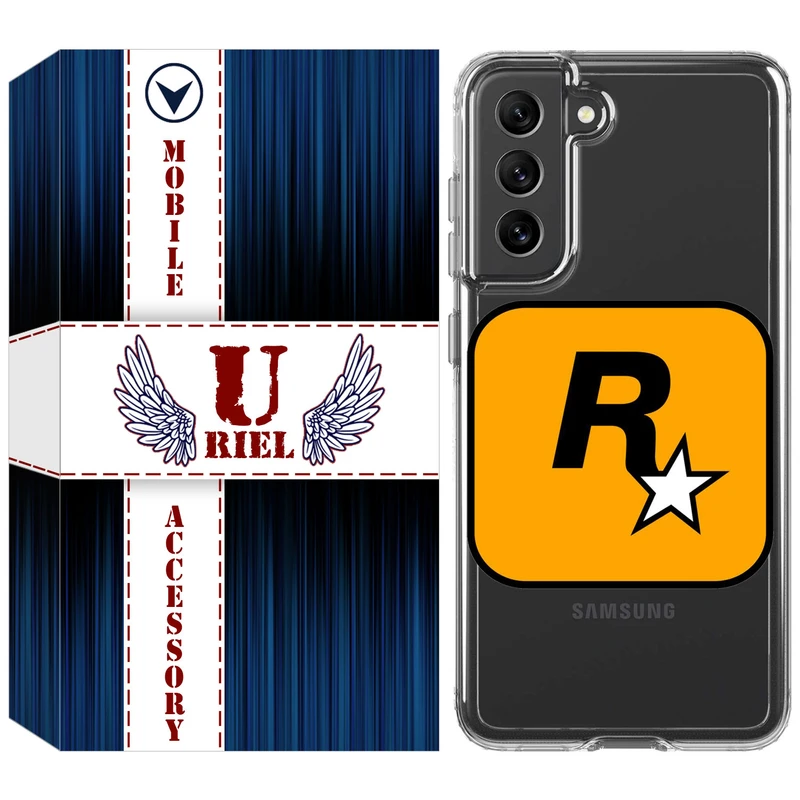 کاور یوریل مدل Clear کد 54 طرح راک استار مناسب برای گوشی موبایل سامسونگ Galaxy S21 FE
