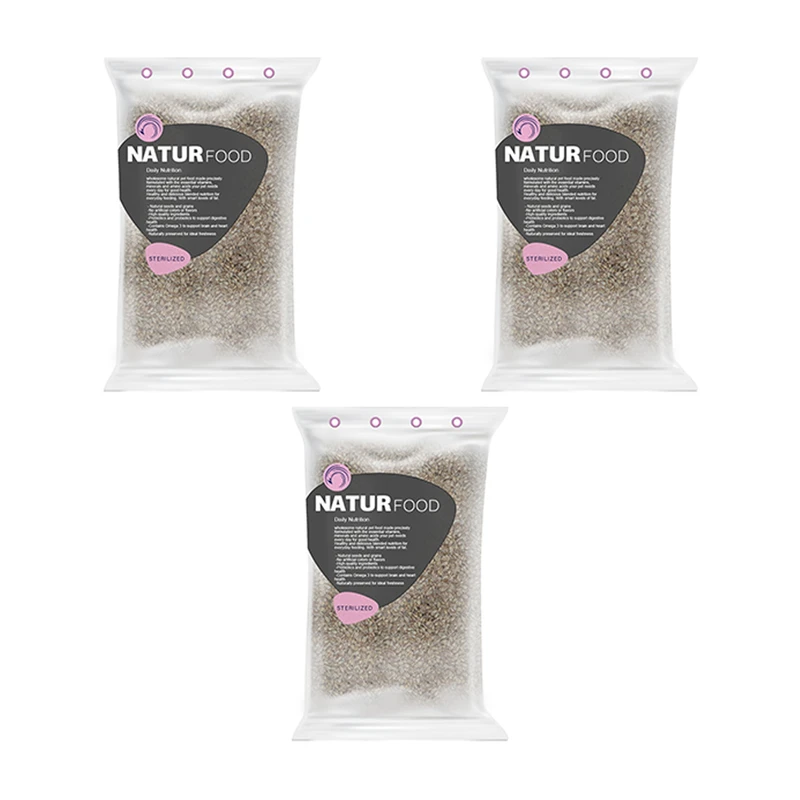 غذای پرندگان و‌ جوندگان نیچر فود مدل گندم مرغی وزن 2 کیلوگرم بسته 3 عددی