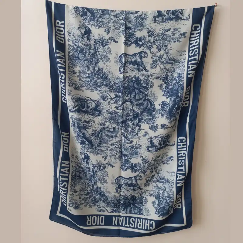 شال زنانه مدل نخی تابستانی حاشیه ساده کد 20