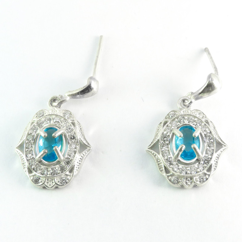 نیم ست نقره زنانه کد AV128 نیم ست نقره زنانه کد AV128