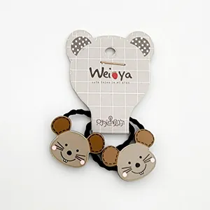 کش مو دخترانه مدل موش کد KSH673 بسته 2 عددی