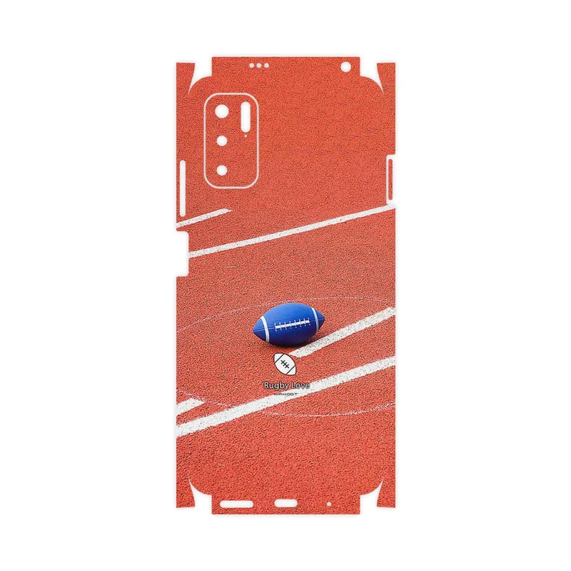برچسب پوششی ماهوت مدل Rugby football-FullSkin مناسب برای گوشی موبایل شیائومی Redmi Note 10 5G