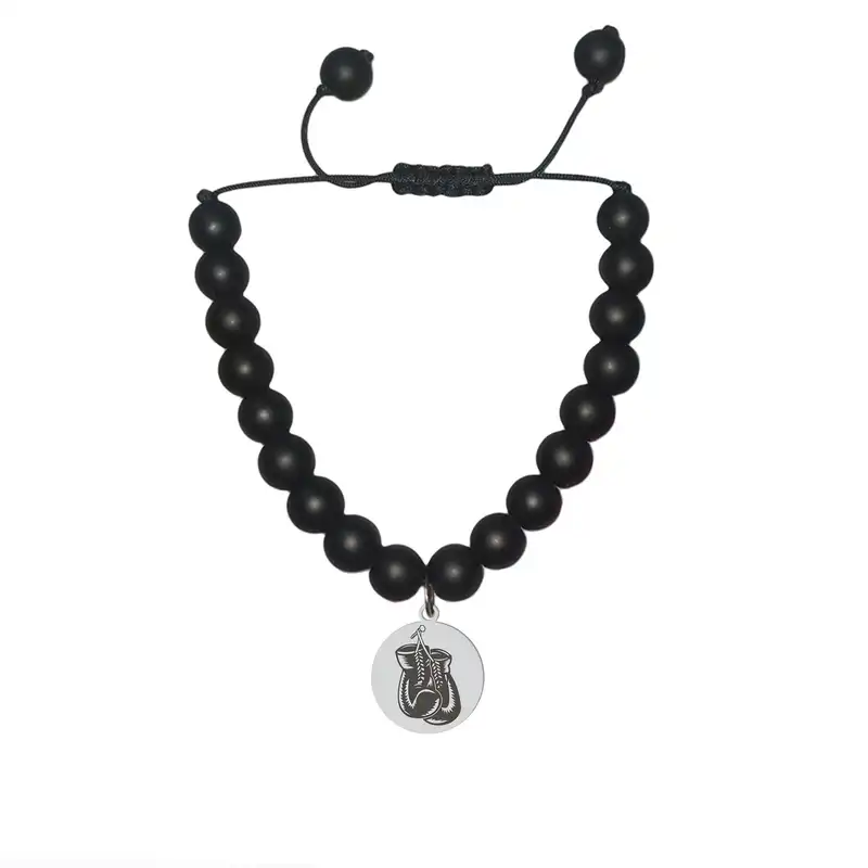 دستبند هایکا طرح دستکش بوکس مدل ha179