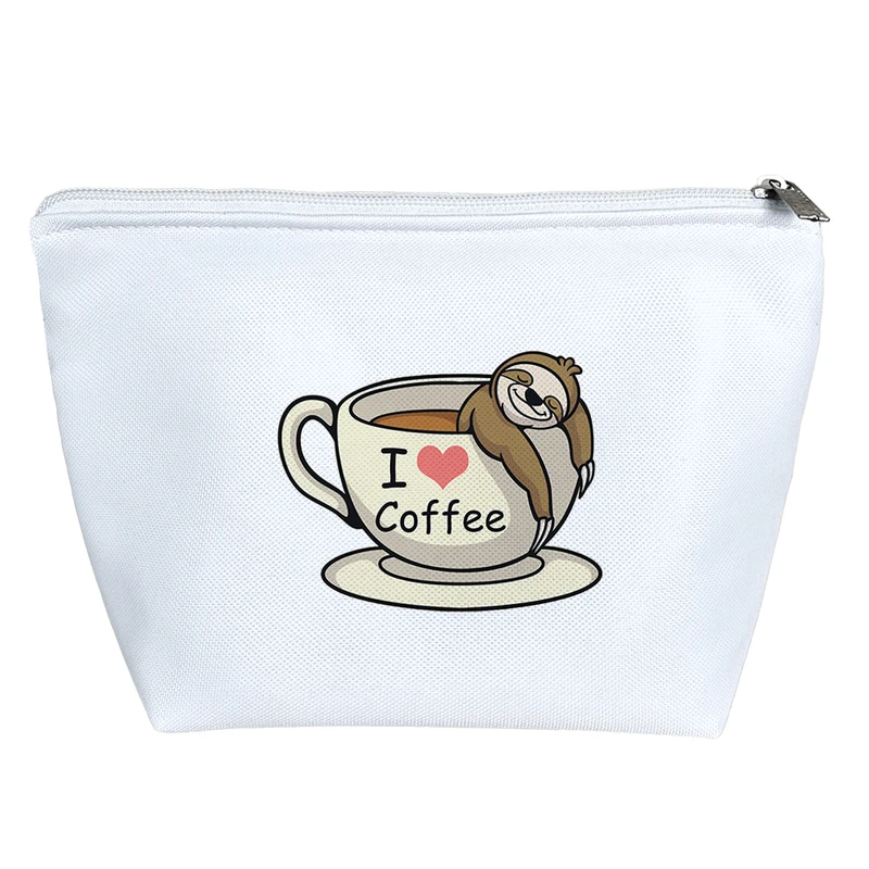 کیف لوازم آرایش دخترانه خندالو مدل I Love Coffee کد 1904