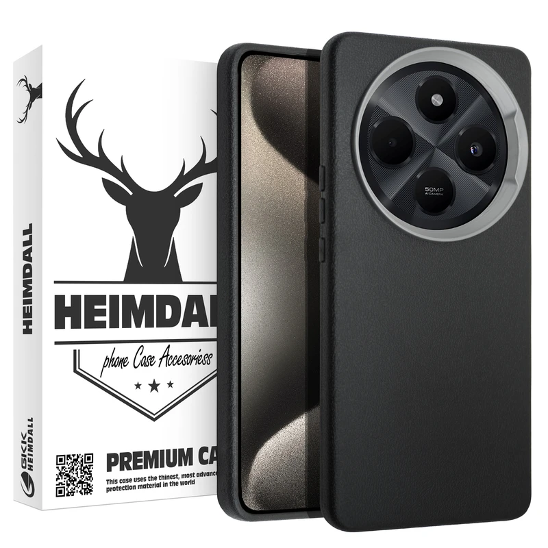 کاور جی کی کی مدل Leather مناسب برای گوشی موبایل شیائومی Redmi A4 / Redmi 14C / Redmi 14R / Poco C75