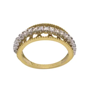 انگشتر طلا 18 عیار زنانه آلند کد 1748