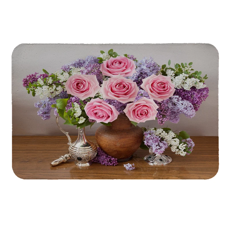 پادری طرح گل کد 5507 سایز 50 × 70 سانتی متر